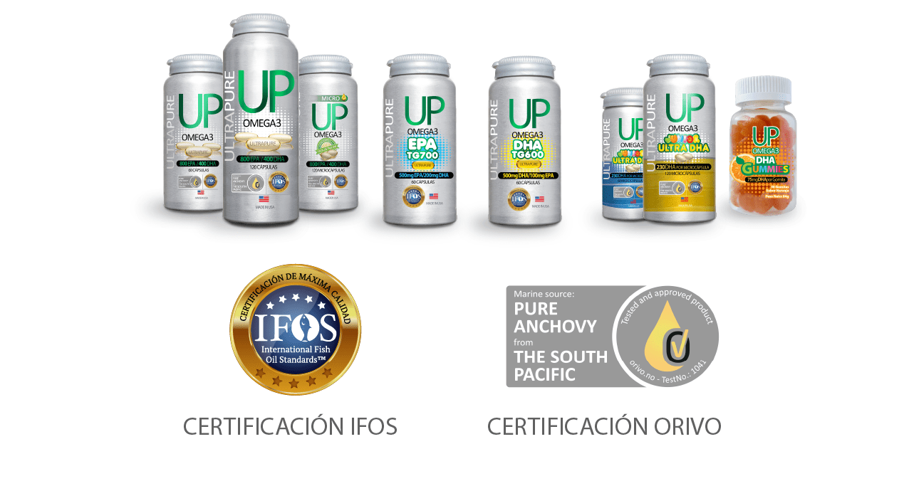 Línea Omega UP con Certificados IFOS y ORIVO