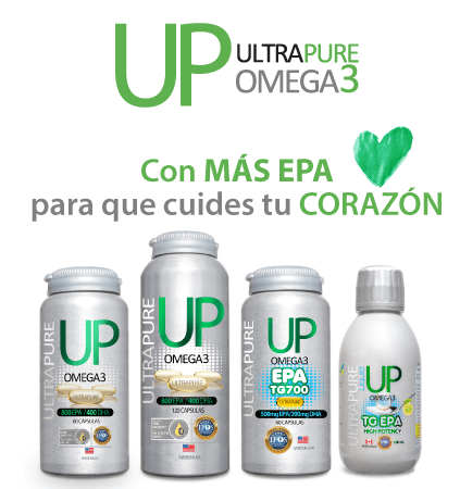 Omega UP UltraPure con más EPA para que cuides tu corazón