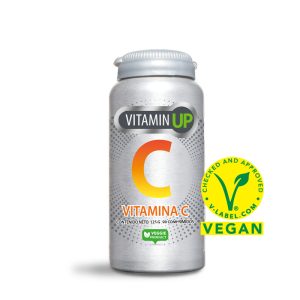 Vitamin UP Vitamina C + Rosa Mosqueta con V-label