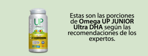 porciones de Omega UP JUNIOR Ultra DHA